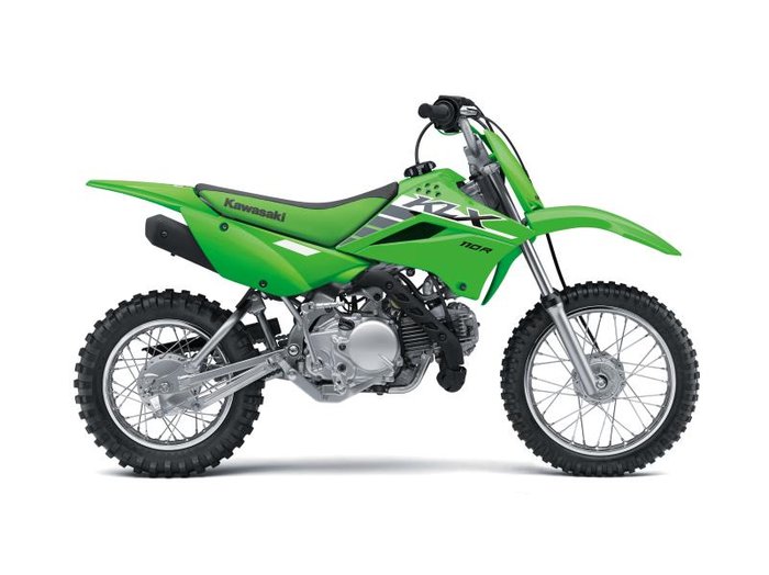 2025 KAWASAKI KLR110 R LIME GREEN