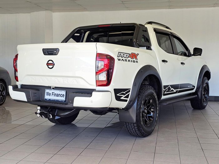 2023 Nissan Navara PRO-4X Warrior D23 MY23 4X4 Dual Range White Pearl