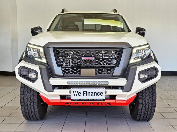 2023 Nissan Navara PRO-4X Warrior D23 MY23 4X4 Dual Range White Pearl