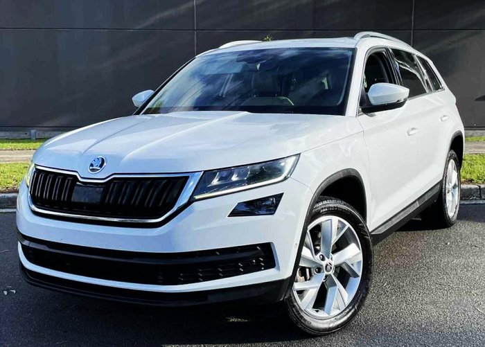 2018 SKODA Kodiaq 132TSI Sportline NS MY18.5 4X4 Moon White