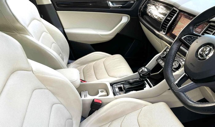2018 SKODA Kodiaq 132TSI Sportline NS MY18.5 4X4 Moon White