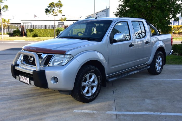 2011 Nissan Navara ST-X D40 4X4 Dual Range Brilliant Silver