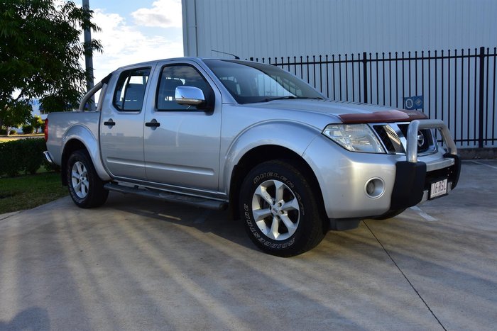 2011 Nissan Navara ST-X D40 4X4 Dual Range Brilliant Silver