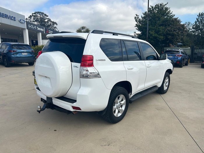 2010 Toyota Landcruiser Prado GXL KDJ150R 4X4 Constant Glacier White