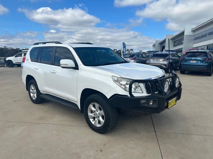 2010 Toyota Landcruiser Prado GXL KDJ150R 4X4 Constant Glacier White