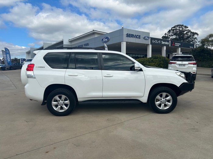 2010 Toyota Landcruiser Prado GXL KDJ150R 4X4 Constant Glacier White