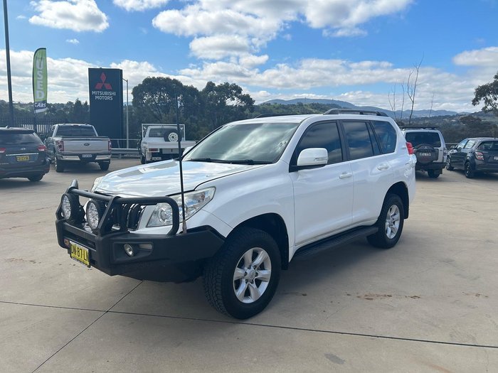 2010 Toyota Landcruiser Prado GXL KDJ150R 4X4 Constant Glacier White