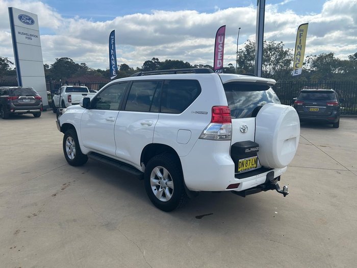 2010 Toyota Landcruiser Prado GXL KDJ150R 4X4 Constant Glacier White
