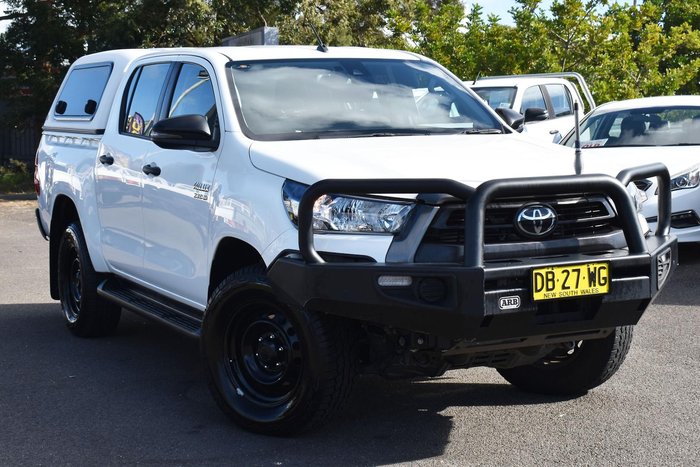 2021 Toyota Hilux SR GUN126R 4X4 Dual Range Glacier White