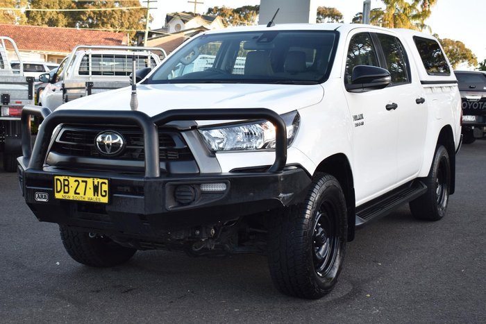 2021 Toyota Hilux SR GUN126R 4X4 Dual Range Glacier White