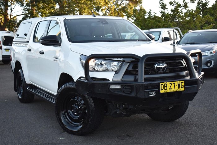 2021 Toyota Hilux SR GUN126R 4X4 Dual Range Glacier White