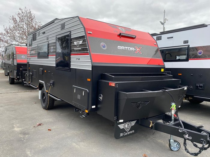 2025 JB Caravans Gator X 17'10 Front Door Full Off Road