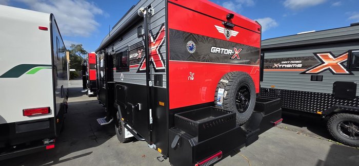 2025 JB Caravans Gator X 17'10 Front Door Full Off Road