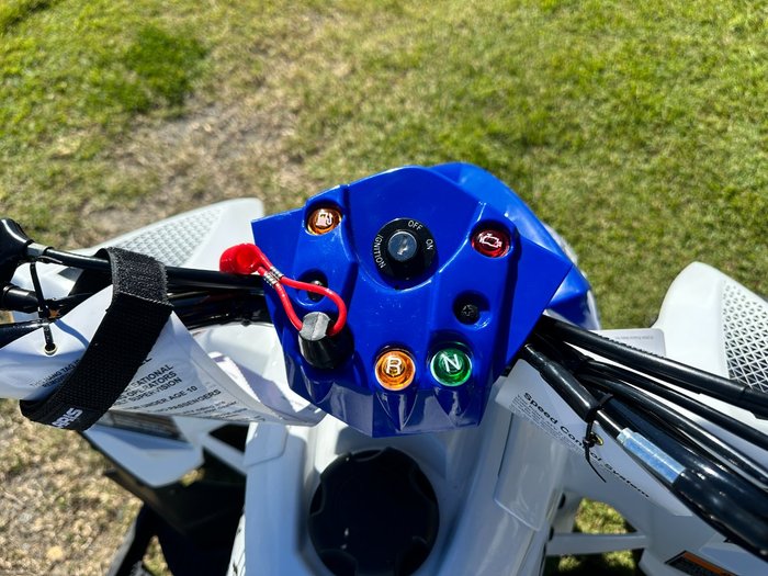 2025 Polaris 2025 POLARIS 110CC OUTLAW 110 ATV Blue and white