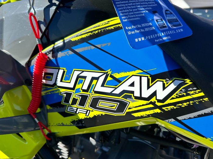 2025 Polaris 2025 POLARIS 110CC OUTLAW 110 ATV lime green