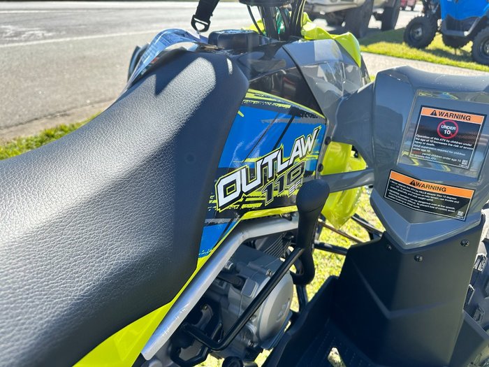2025 Polaris 2025 POLARIS 110CC OUTLAW 110 ATV lime green