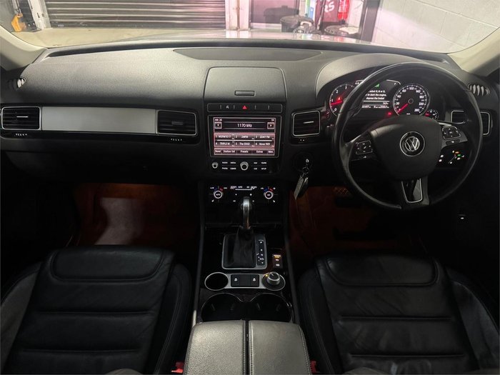 2015 Volkswagen Touareg 150TDI 7P MY15 Four Wheel Drive Pure White