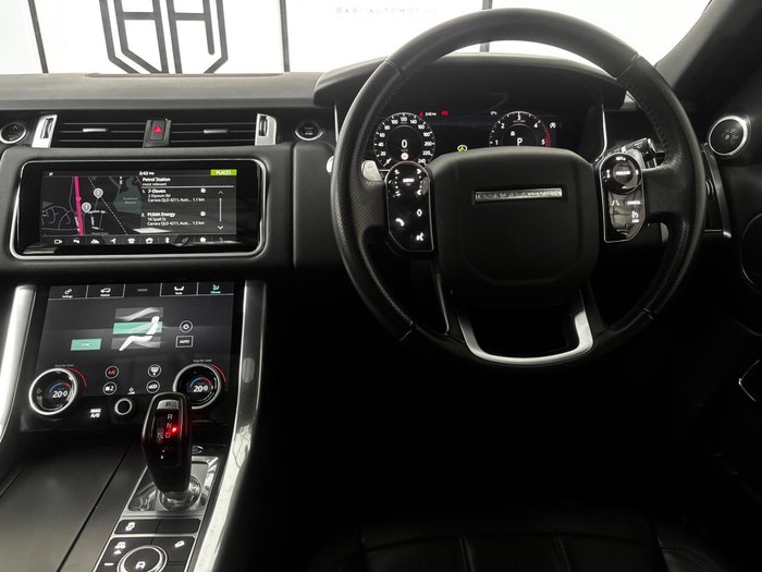 2020 Land Rover Range Rover Sport SDV6 183kW SE L494 MY20 4X4 Constant Santorini Black
