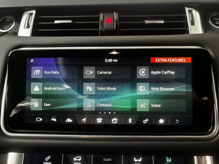 2020 Land Rover Range Rover Sport SDV6 183kW SE L494 MY20 4X4 Constant Santorini Black
