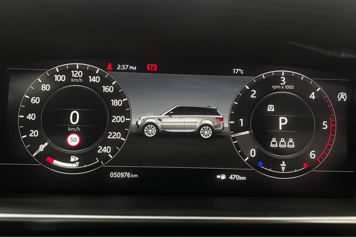 2020 Land Rover Range Rover Sport SDV6 183kW SE L494 MY20 4X4 Constant Santorini Black