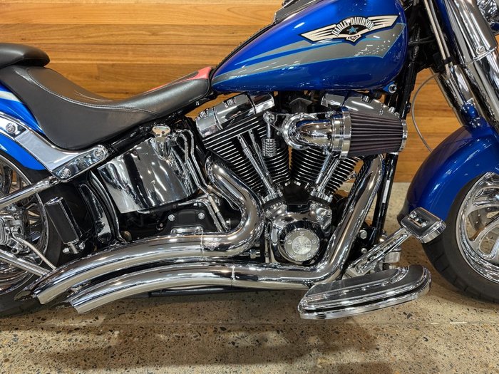 2008 Harley-davidson FLSTF FAT BOY Blue
