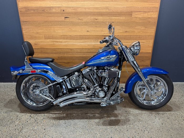 2008 Harley-davidson FLSTF FAT BOY Blue