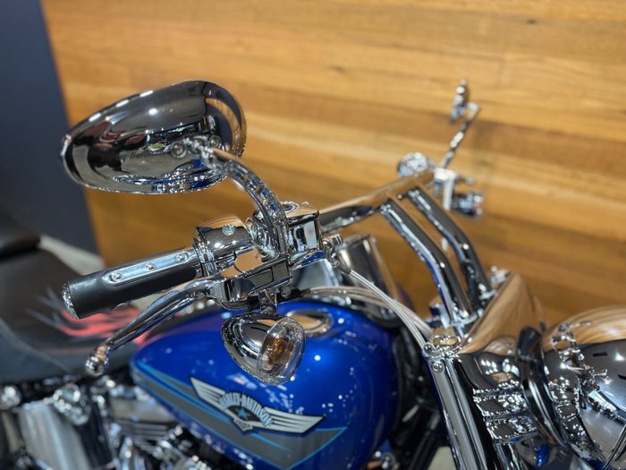 2008 Harley-davidson FLSTF FAT BOY Blue