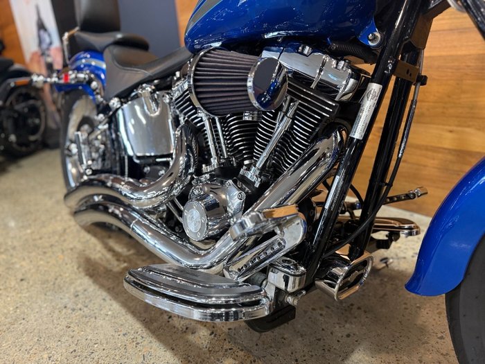2008 Harley-davidson FLSTF FAT BOY Blue