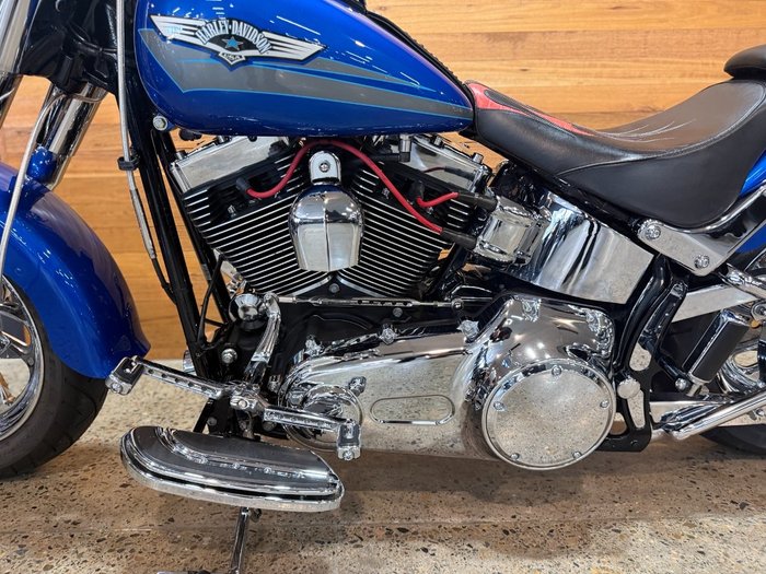 2008 Harley-davidson FLSTF FAT BOY Blue