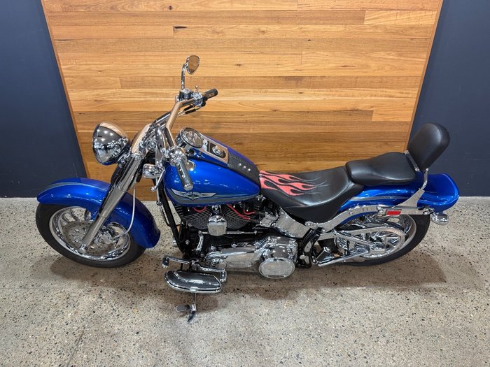 2008 Harley-davidson FLSTF FAT BOY Blue