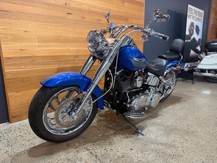 2008 Harley-davidson FLSTF FAT BOY Blue