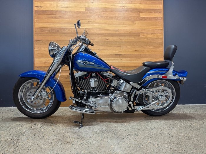 2008 Harley-davidson FLSTF FAT BOY Blue