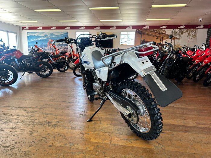 2025 Suzuki DR200SE (TROJAN) White