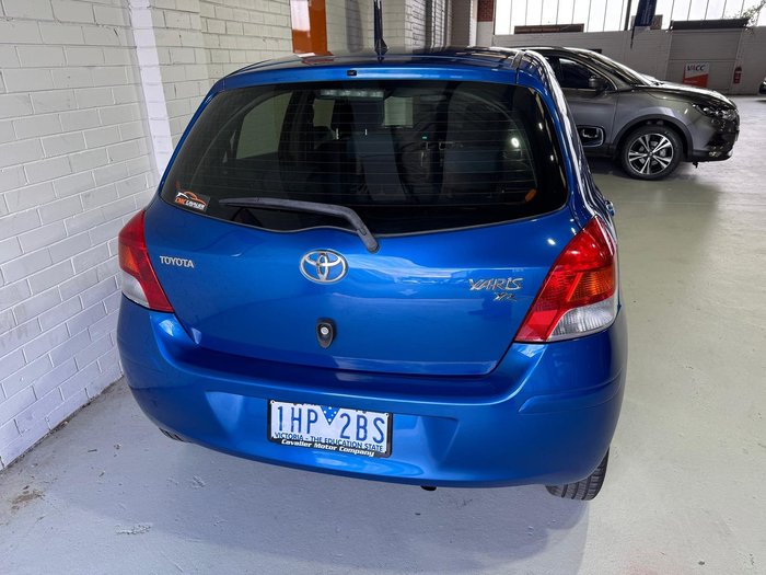2011 Toyota Yaris YR NCP90R MY11 Carribean Blue