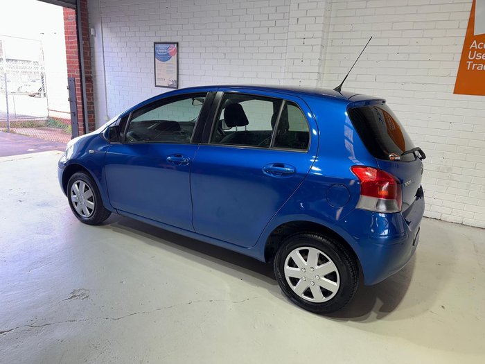2011 Toyota Yaris YR NCP90R MY11 Carribean Blue