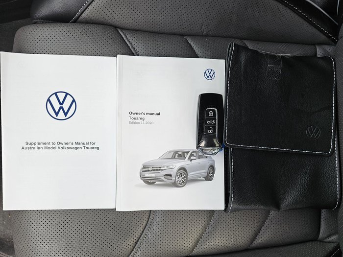 2021 Volkswagen Touareg 210TDI Wolfsburg Edition CR MY21 Four Wheel Drive Deep Black