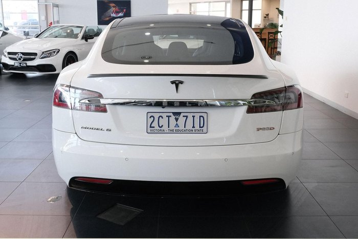 2016 Tesla Model S P90D AWD White