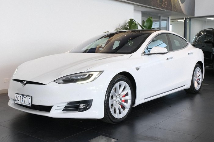 2016 Tesla Model S P90D AWD White