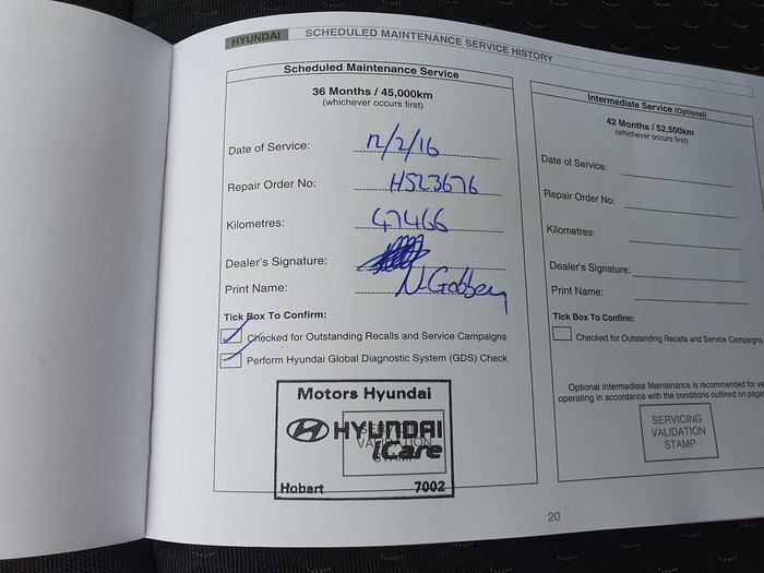 2012 Hyundai ix35 Active LM2 Vanilla White