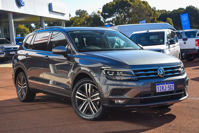 2020 Volkswagen Tiguan 140TDI Highline Allspace 5N MY21 Four Wheel Drive Platinum Grey