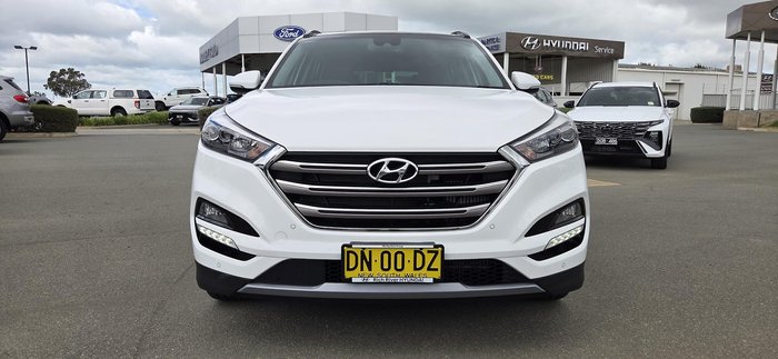 2017 Hyundai Tucson Highlander TLE2 MY18 AWD Polar White