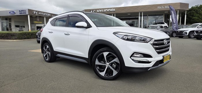 2017 Hyundai Tucson Highlander TLE2 MY18 AWD Polar White