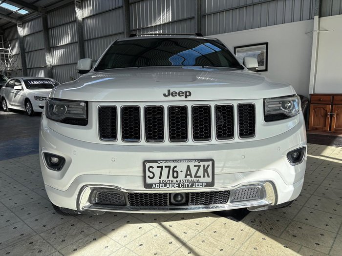 2013 Jeep Grand Cherokee Overland WK MY14 4X4 Constant Bright White