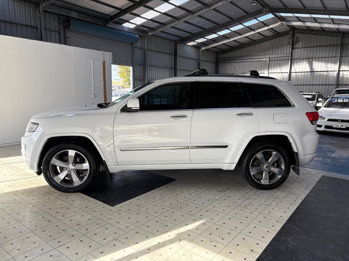 2013 Jeep Grand Cherokee Overland WK MY14 4X4 Constant Bright White