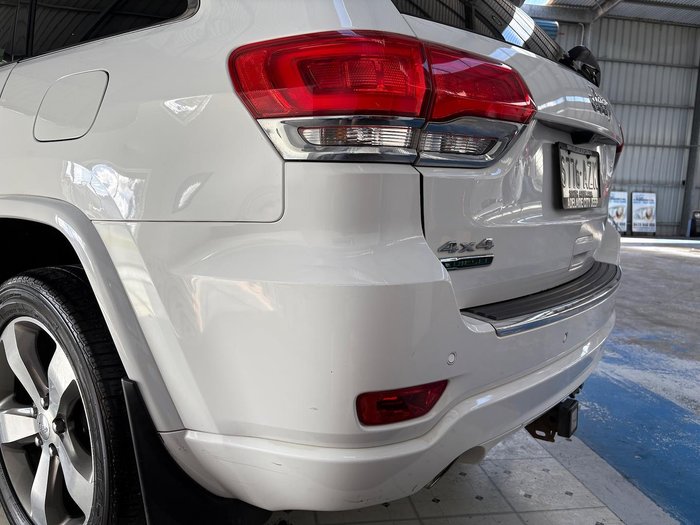 2013 Jeep Grand Cherokee Overland WK MY14 4X4 Constant Bright White