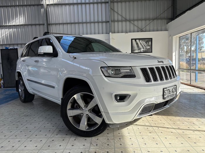 2013 Jeep Grand Cherokee Overland WK MY14 4X4 Constant Bright White