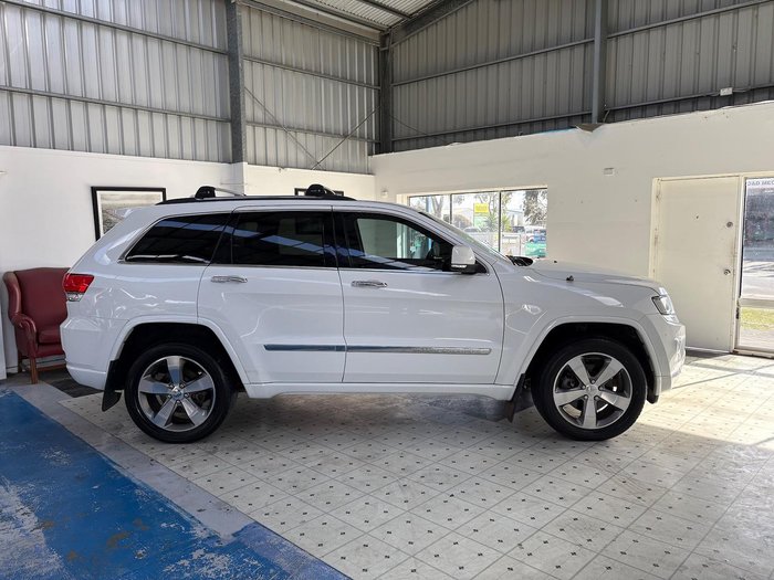 2013 Jeep Grand Cherokee Overland WK MY14 4X4 Constant Bright White