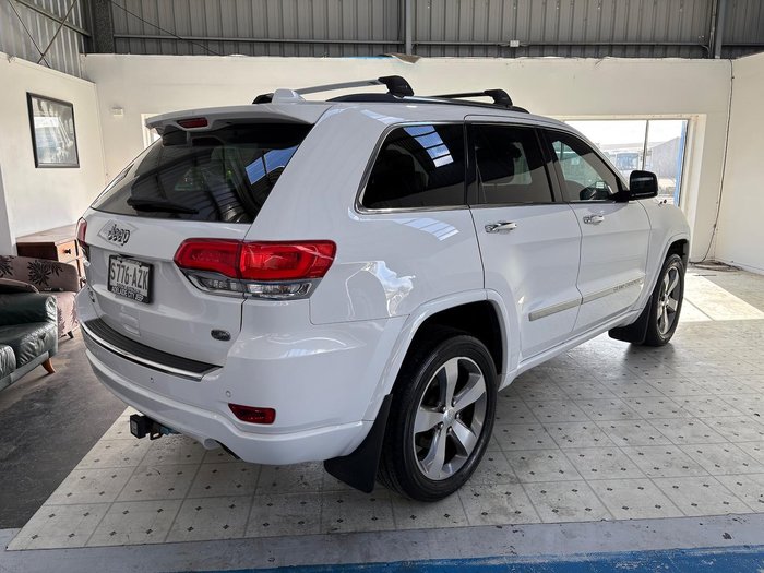 2013 Jeep Grand Cherokee Overland WK MY14 4X4 Constant Bright White
