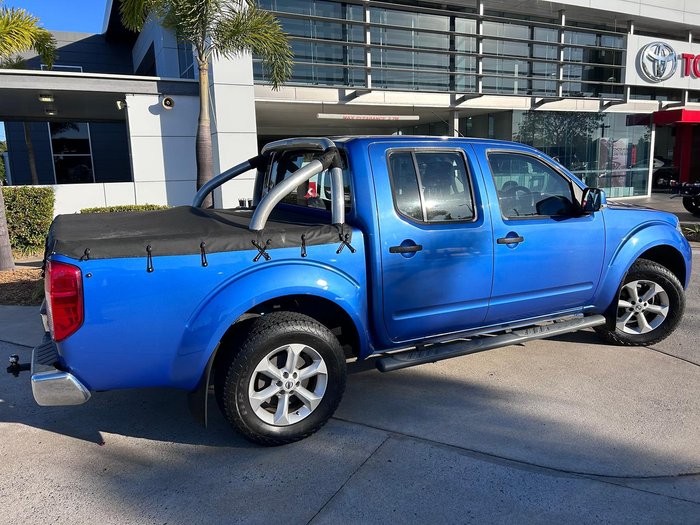 2012 Nissan Navara ST 25th Anniversary D40 Series 6 4X4 Dual Range Altitude Blue