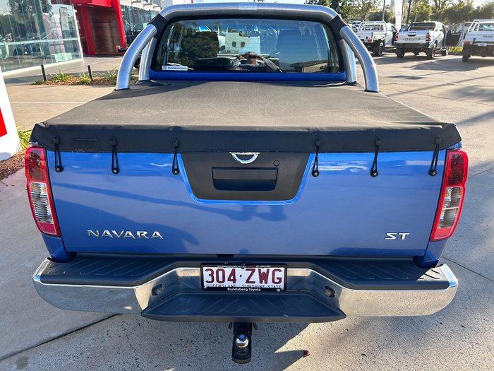 2012 Nissan Navara ST 25th Anniversary D40 Series 6 4X4 Dual Range Altitude Blue